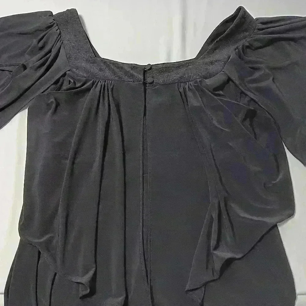 R&M Richards. Wide leg pantsuit.  Ladies size 10 - Picture 8 of 10